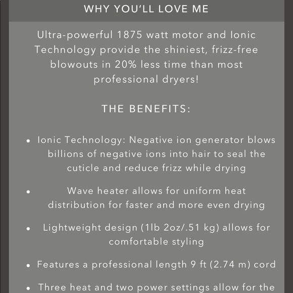 Drybar Buttercup hair dryer - Picture 9 of 15